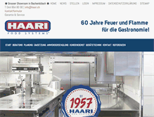 Tablet Screenshot of haari.ch